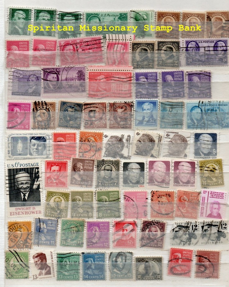 President Stamps: 76 Assorted Canceled US Postage  (13-067)