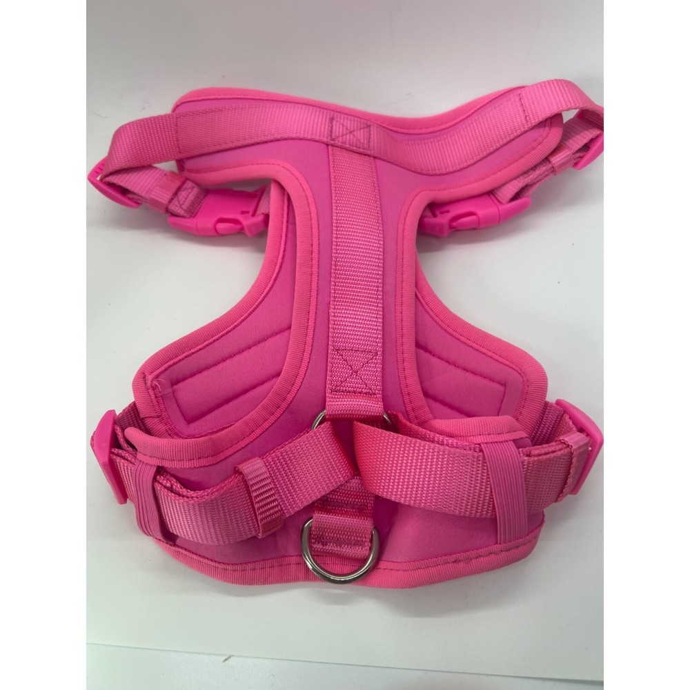 Bright Pink Dog Harness Size M Handle on Top