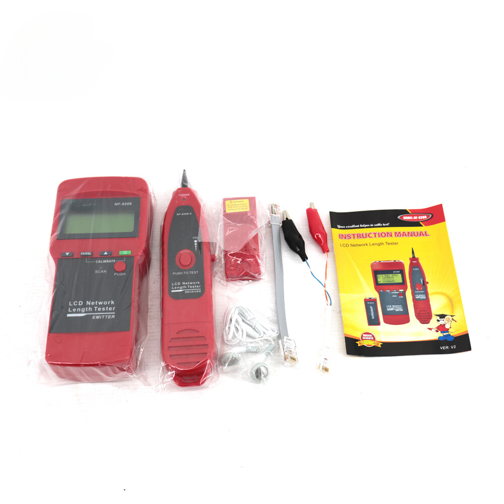 High-quality NF-8208 LCD Display Network LAN Wire Tracker Tracer Length Tester