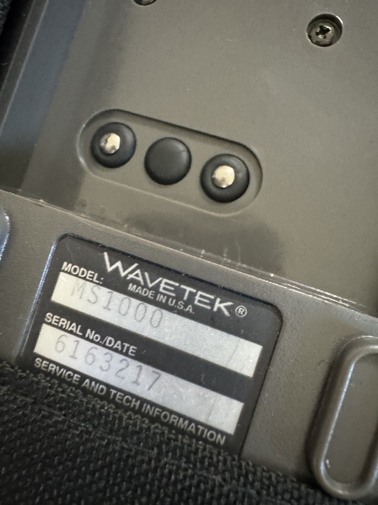 Wavetek Micro Stealth MS1000 Signal Level Meter With Case As Is