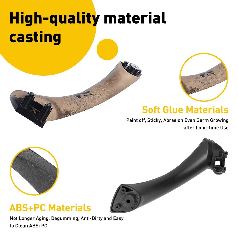 Inner Door Pull Handle For BMW 3 Series E90/E91/E92 Right Passenger Side Black K