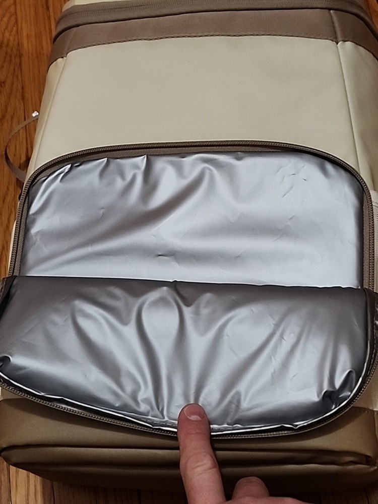 Soft Sided 18qt Backpack Cooler Tan - Embark