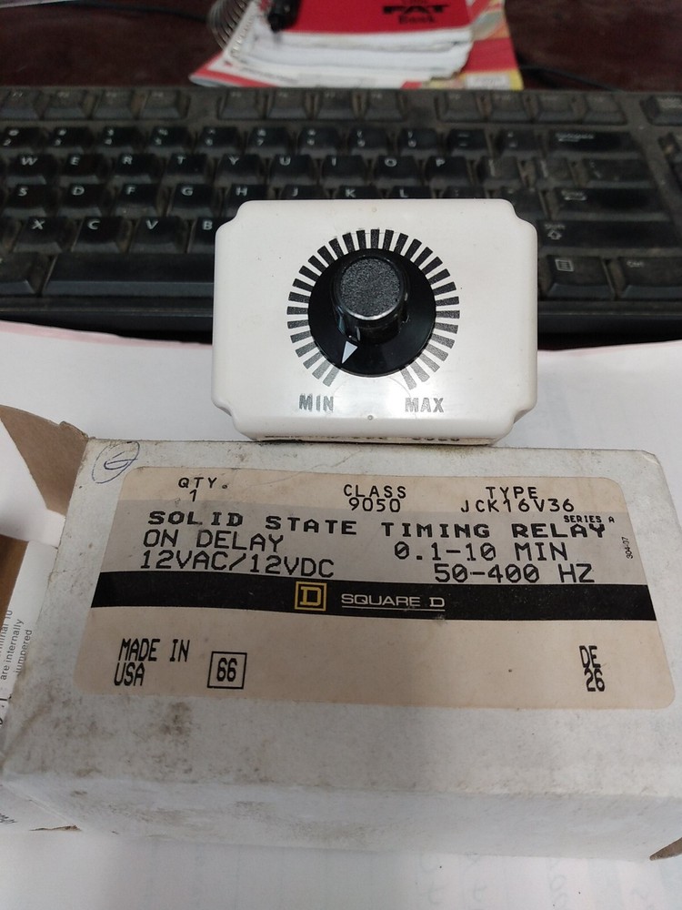 Square D 9050 JCK16V36 Timing Relay