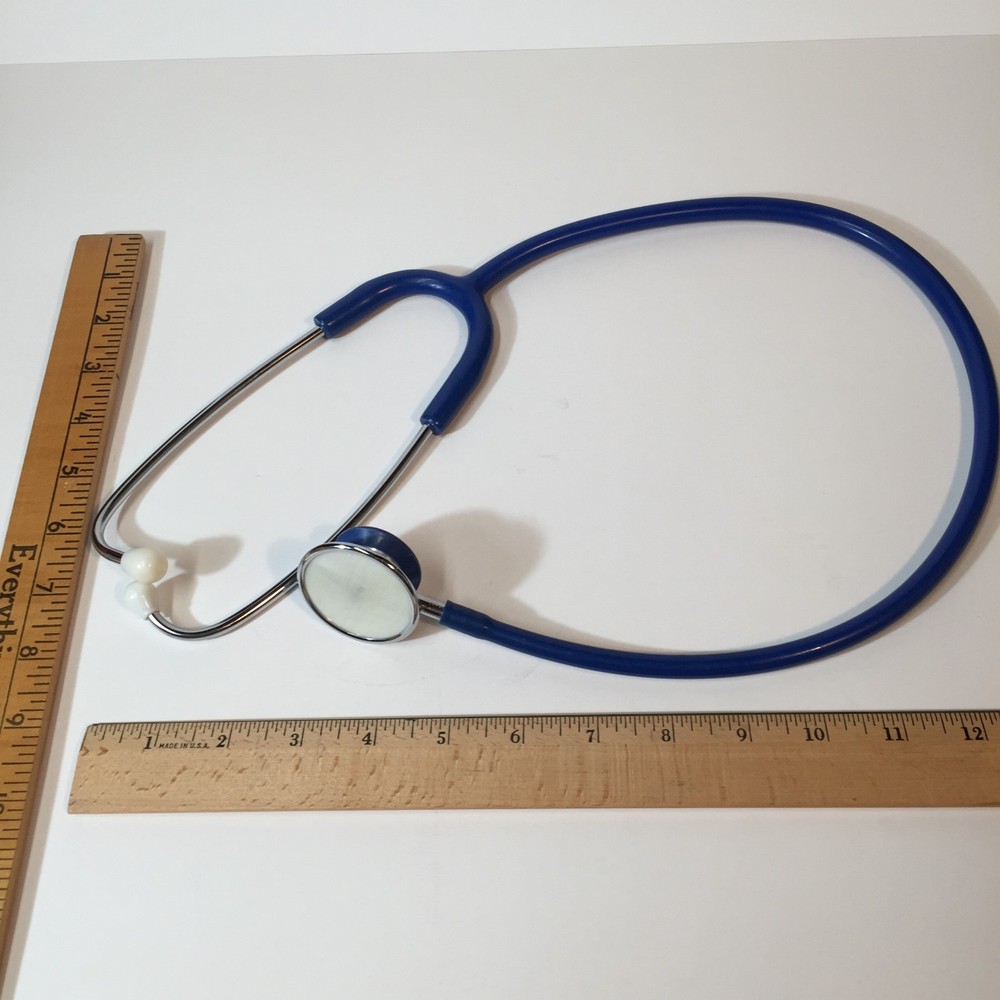 Stethoscopes -(1) ADC, (1) Unmarked- Blue 30" Excellent Condition