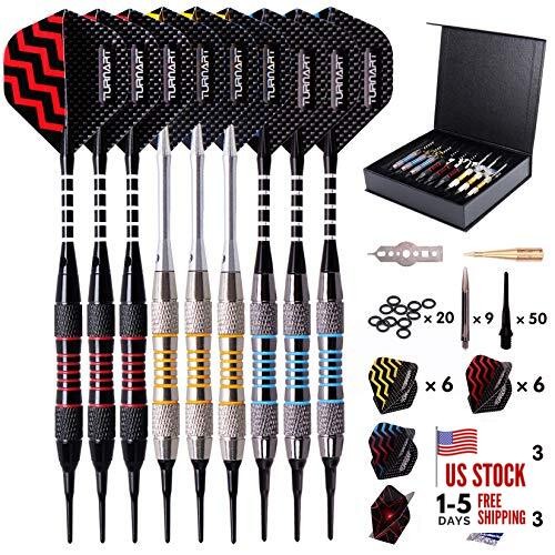 Darts Plastic Tip - Professional Soft Tip Darts Set for Electronic Tungsten