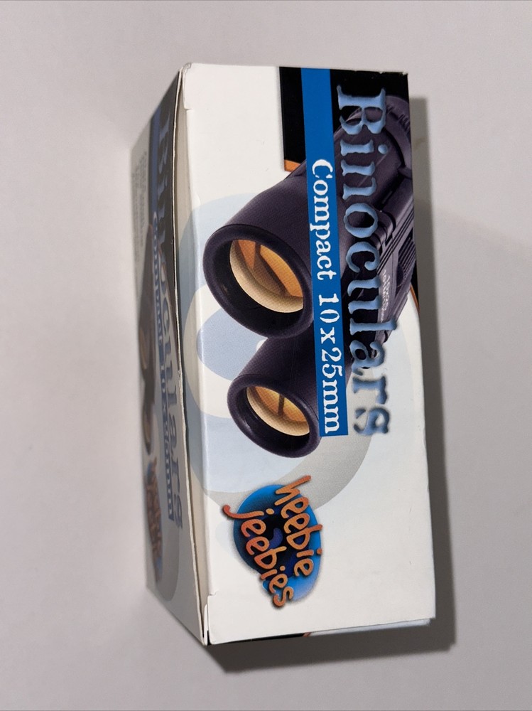 Heebie Jeebies Binoculars Compact 10x25 With Soft Case Glare Reduction Coating