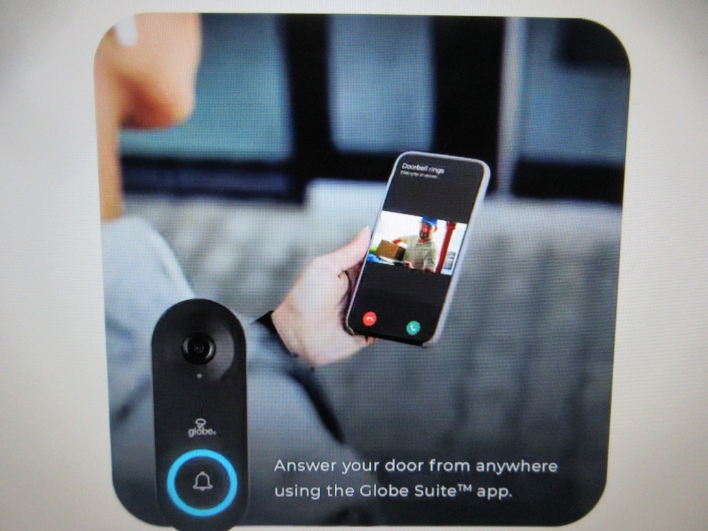Heath Zenith Black Plastic Wired Smart Video Doorbell
