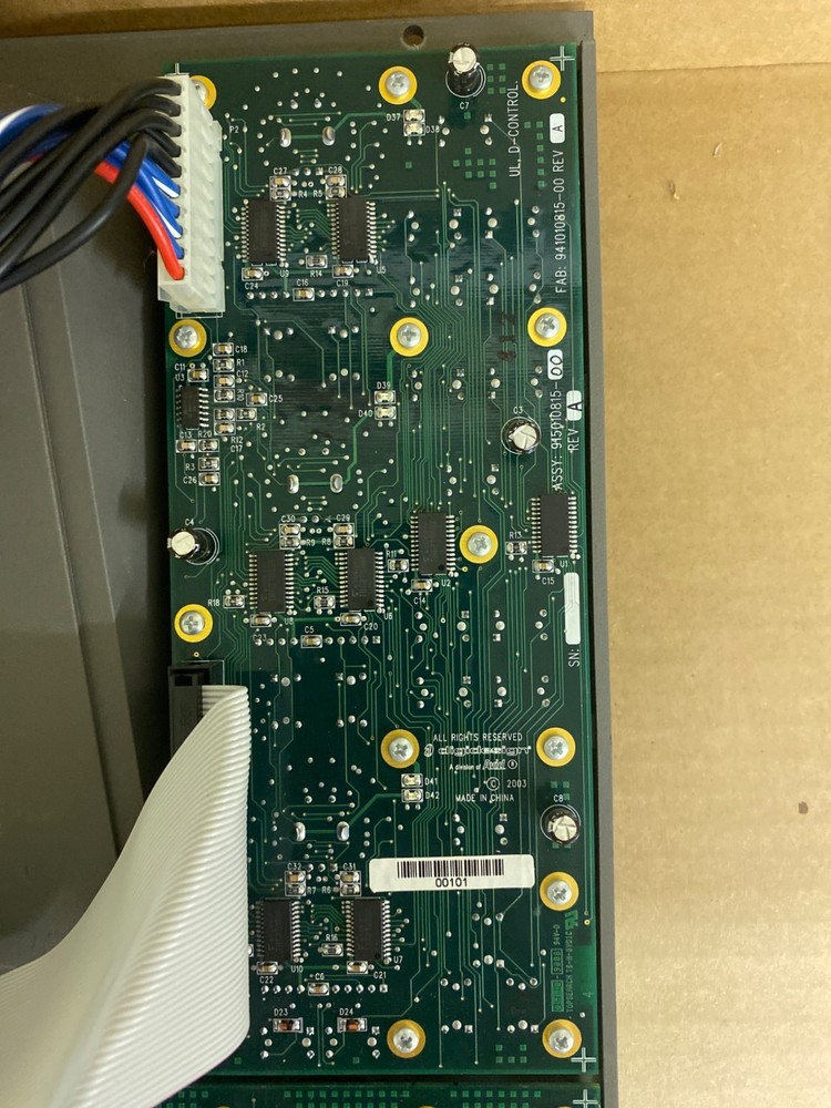 Digidesign Avid D-Control Left PCB, Dynamics & EQ Knob /Channel Control Panel