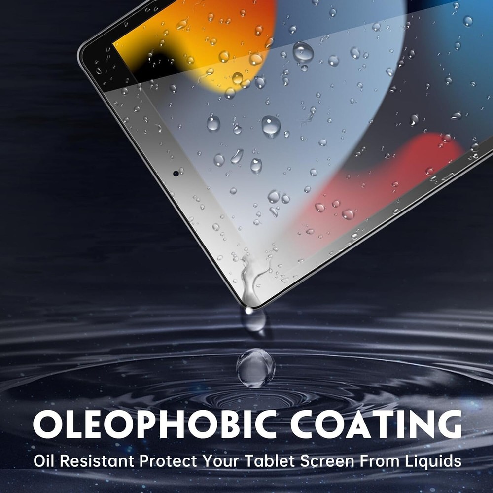 2 Pack Screen Protector for Ipad 9Th 8Th 7Th Gen 10.2 Inch Model A2602 A2197, Te