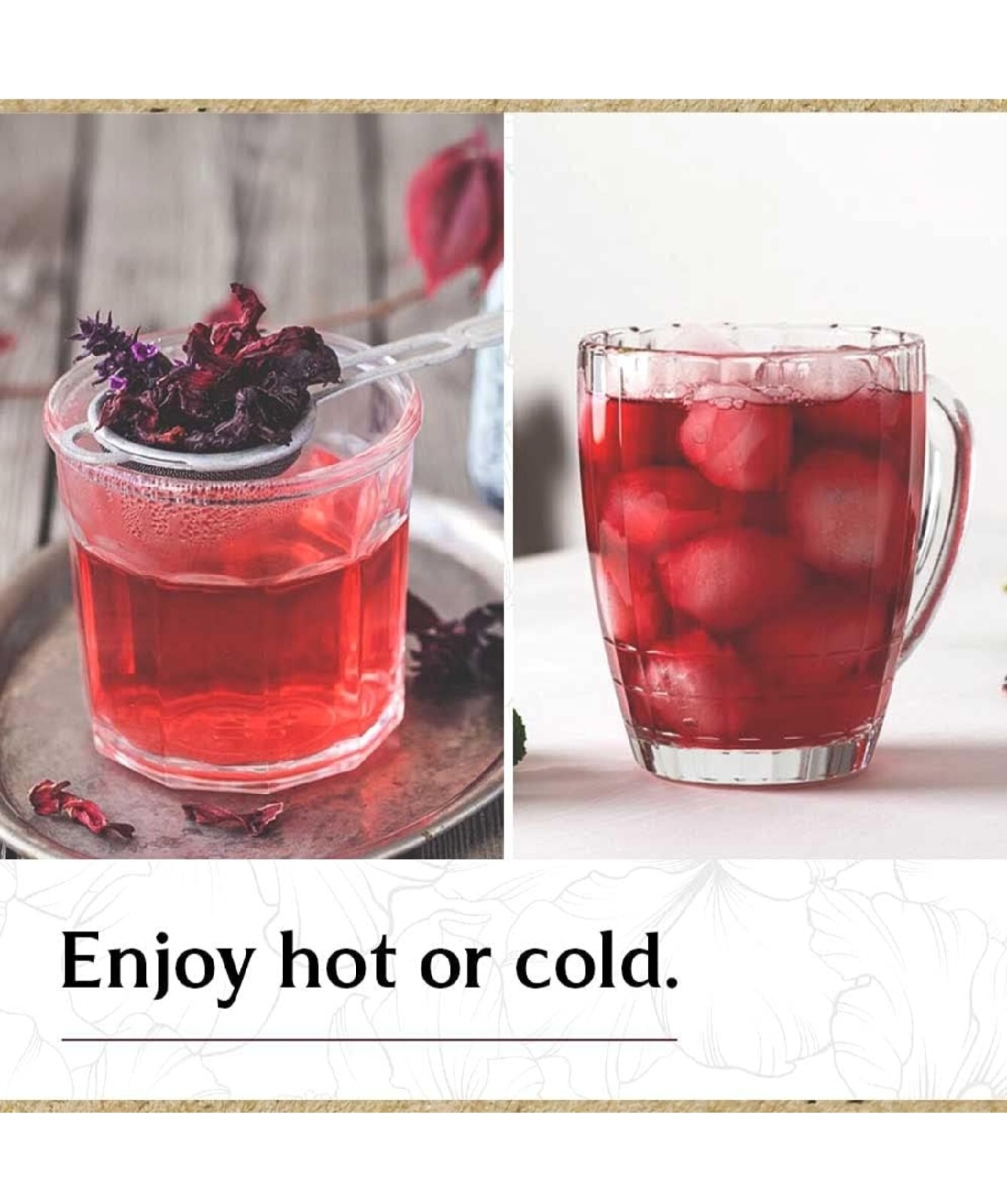 Back To Basics 1 LB 100% Premium Dried Hibiscus Flowers Tea,Jaimaica Tea