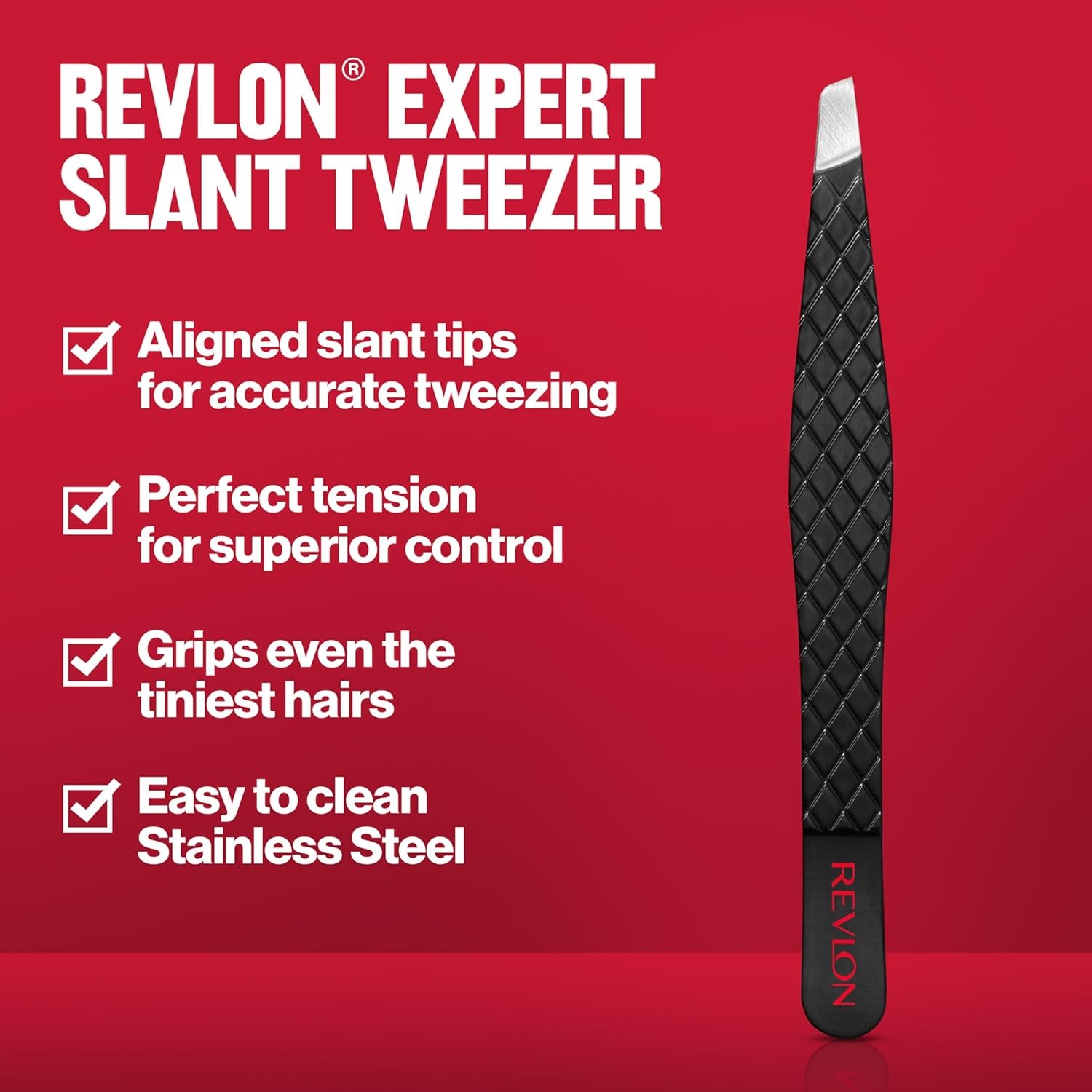 Expert Slant Tweezer High Precision For an Easy Hair Removal Made With Stainl...