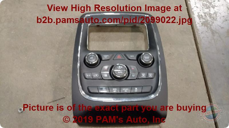 Used A/C Selector Switch fits: 2016 Dodge Durango temperature control front cont