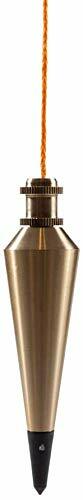 Survey Drawing Instruments Solid Brass Plumb Bob (226 Gram, 8 Oz)