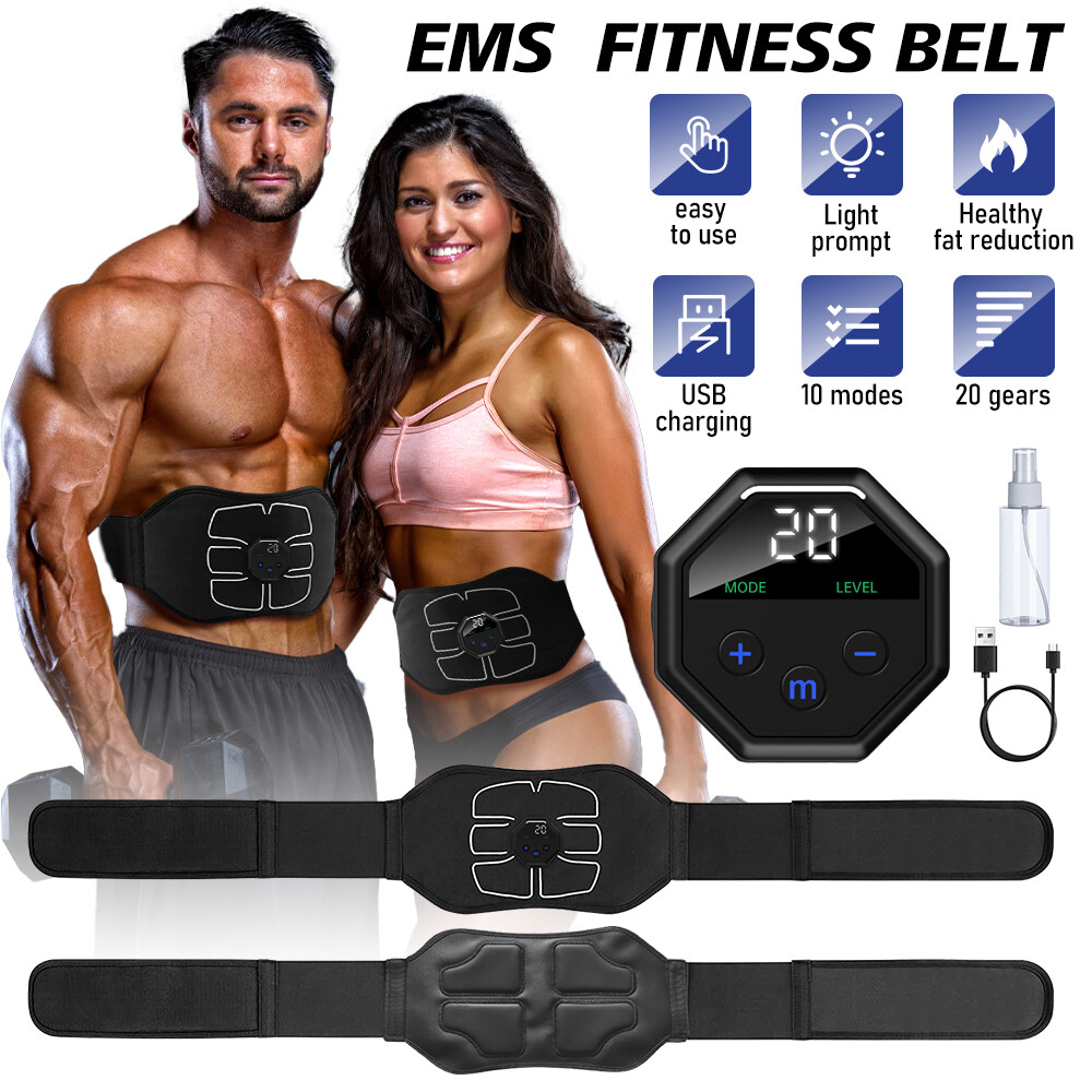 Electric ABS Muscle Toner Simulation Fat Burner Toning Belly Shaper Belt Machine