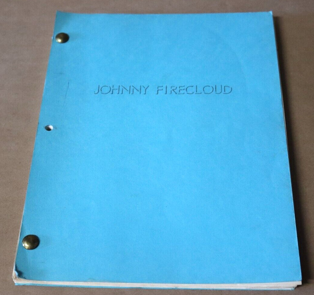 RARE VINTAGE 1975 JOHNNY FIRECLOUD ORIGINAL SCRIPT w/ DIRECTOR NOTES CASTLEMEN