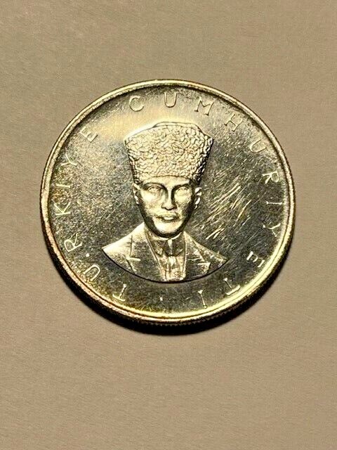 1970 Turkey 25 Lira Silver Proof #19124