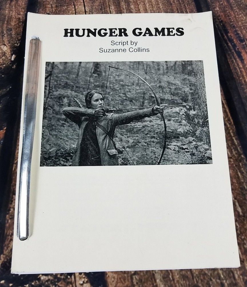 Hunger Games Script By Suzanne Collins Loose Leaf Script Metal Binding