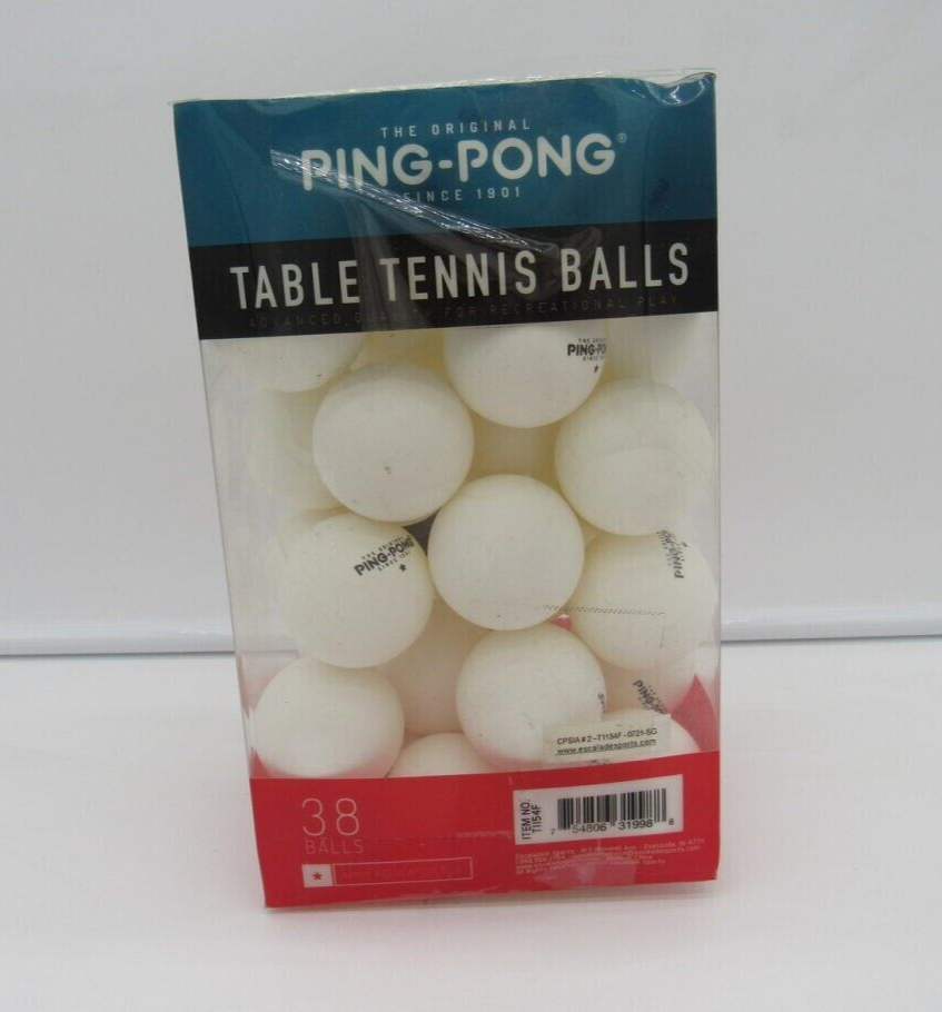 Ping-Pong Paddles and 38 Balls Bundle