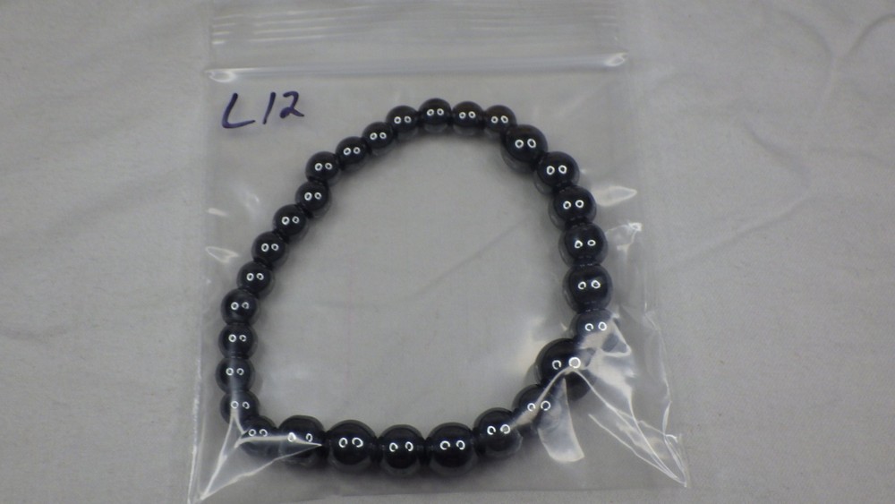 Vintage Hematite Graduating Beads Bracelet Grounding Protective Stability