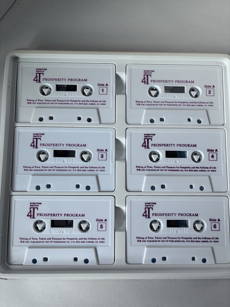 1992 Stretton Smith's 4T Prosperity Program 12 Cassettes w/Case