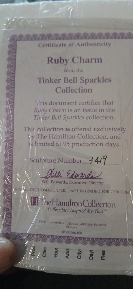Tinker Bell SPARKLES COLLECTION