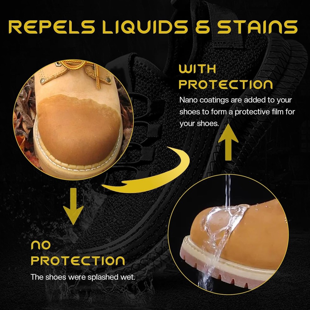 Shoe Protector Spray Waterproof : 13.5 OZ - Suede...