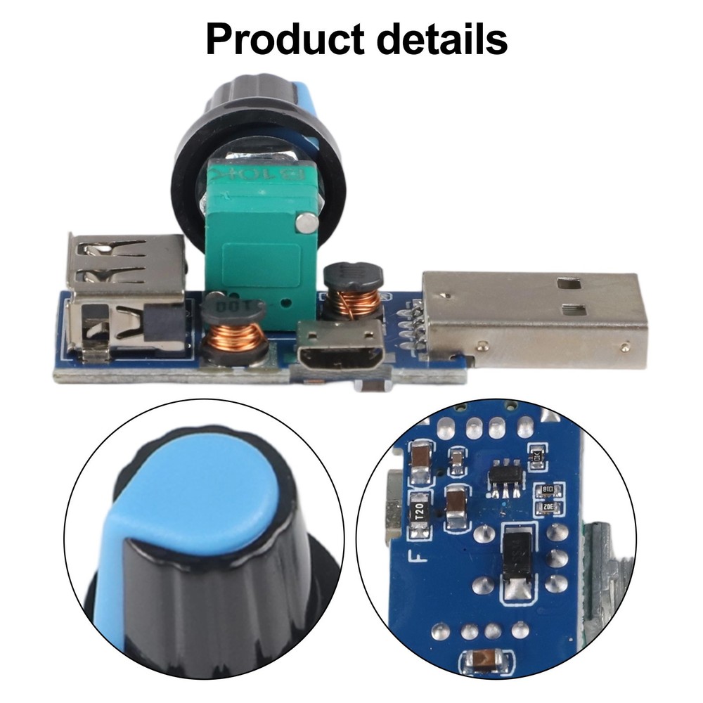 5W For USB Fan Speed Control Module for Variable Airflow Adjustment Needs