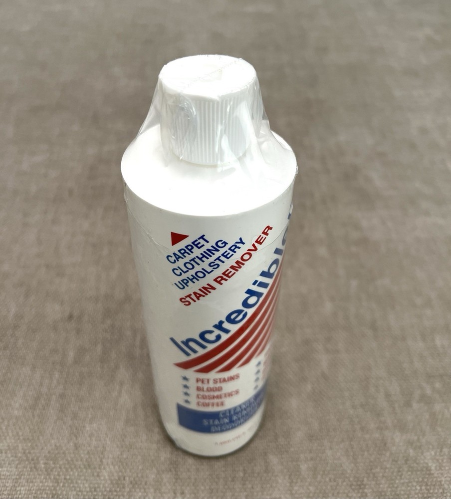 INCREDIBLE! Cleaner Stain Remover Carpet Upholstery Deoderizer 16oz Sealed