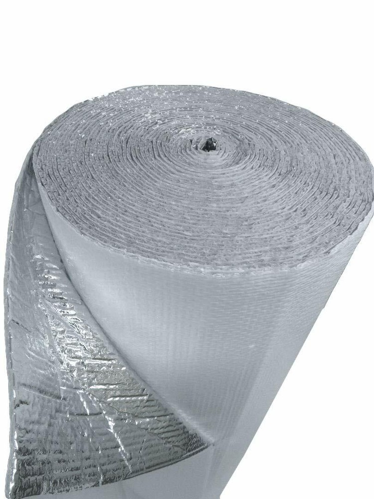 Continuous Double WHITE Foil Insulation Reflective Bubble Roll (36"x5FT) R8-24