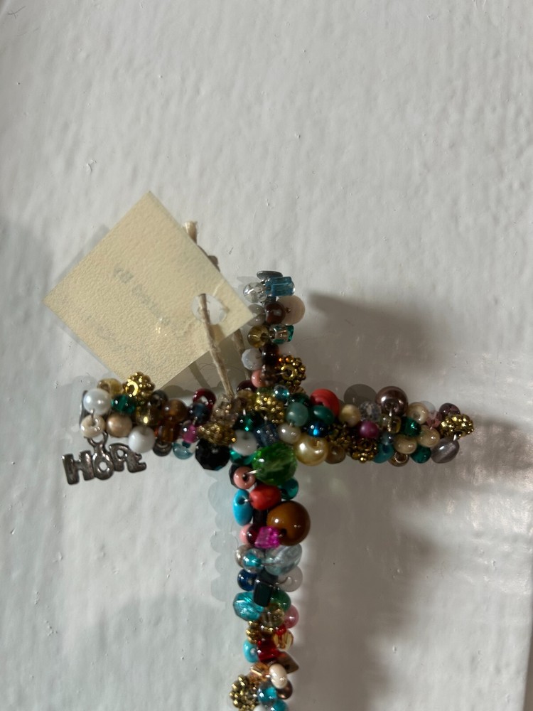 Medium Beaded Crosses Size 3.5x3 Multi-colors.