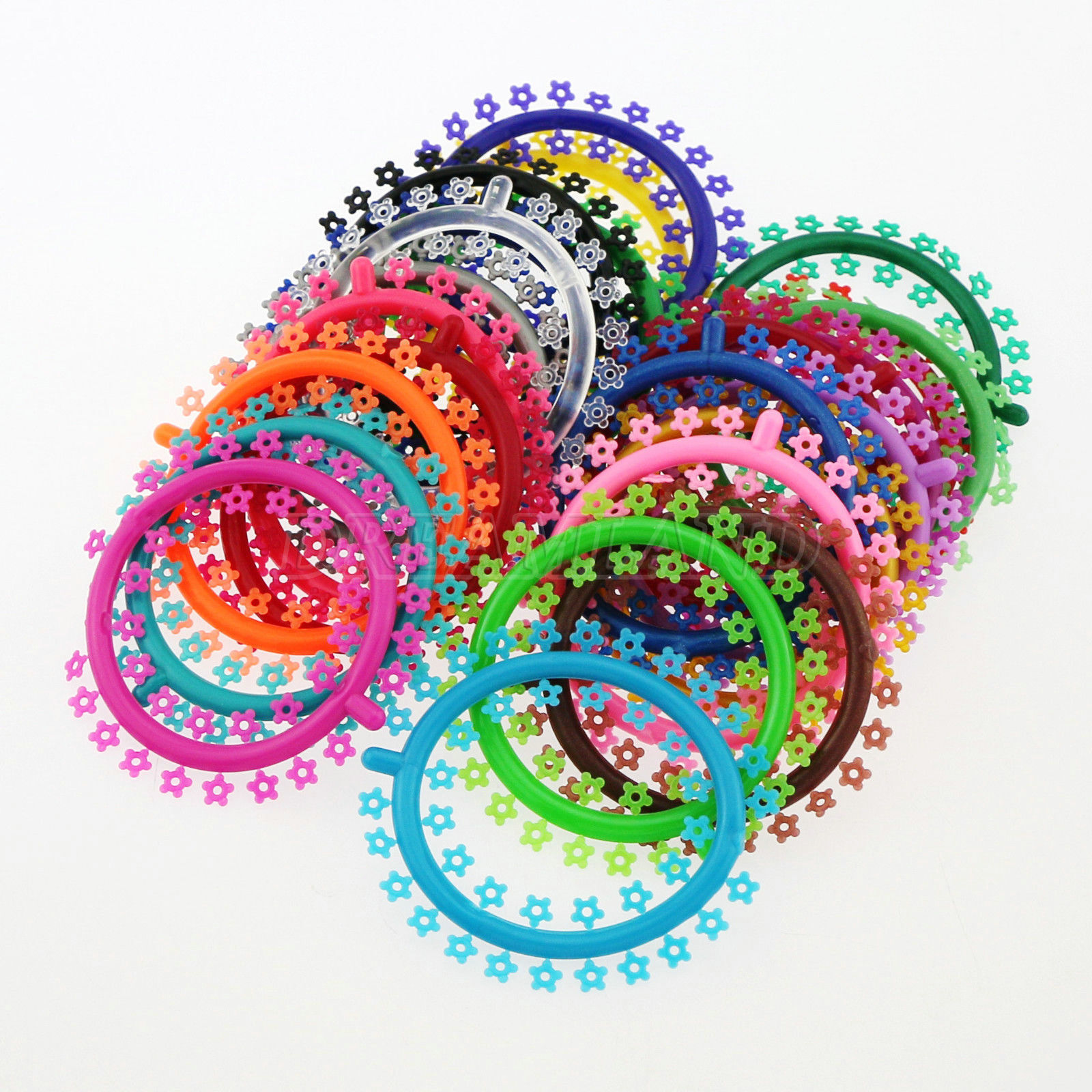 Dental Orthodontic Cartoon Ligature Ties O-Ring Elastic Bands Braces 1000 ties