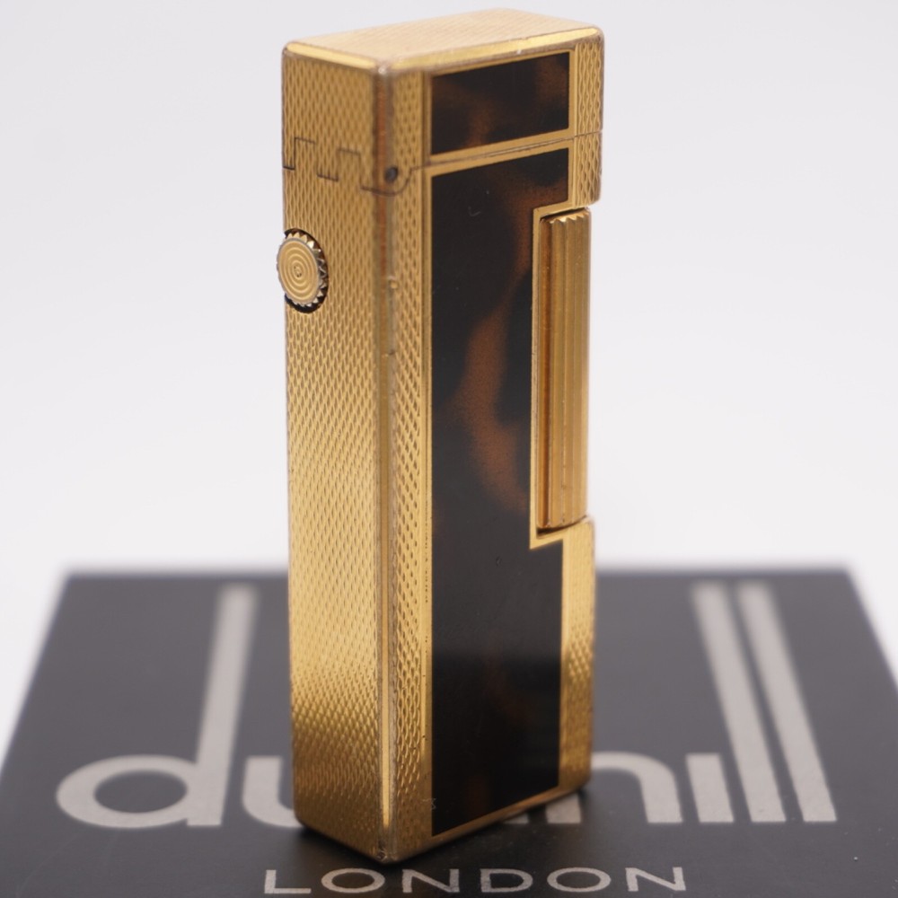 Dunhill Lighter Brown Shell-Ultrasonically cleaned_Working