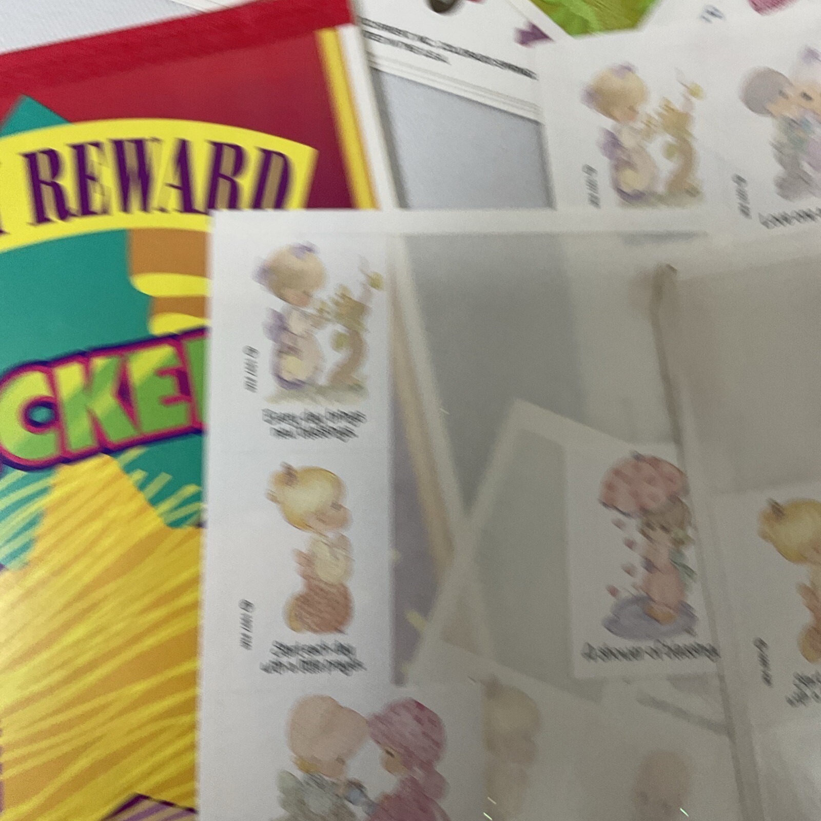 Lots Of Mixed Stickers New Old Stock And Partials Pooh Snoopy George Jungle