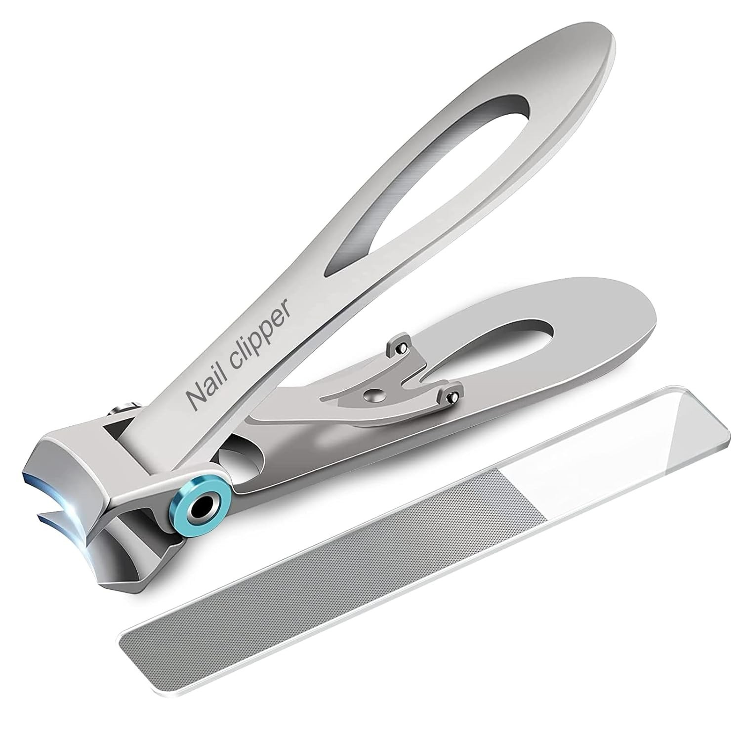 Nail Clippers Ultra Wide Jaw Opening Fingernail and Toenail Clippers Set
