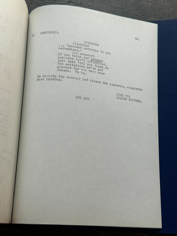 PROBE TV Show Script The Gold Machine Final Draft June 6 1972 Leslie Stevens