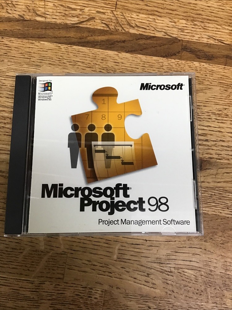 Microsoft Project 98 Upgrade Project Management Software w/ Key