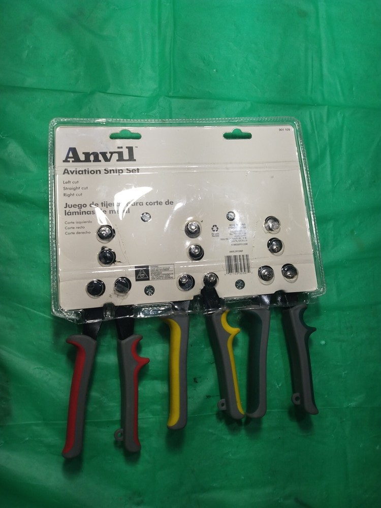 Anvil  Aviation Snip (3-Pack)  Snips cutting tool