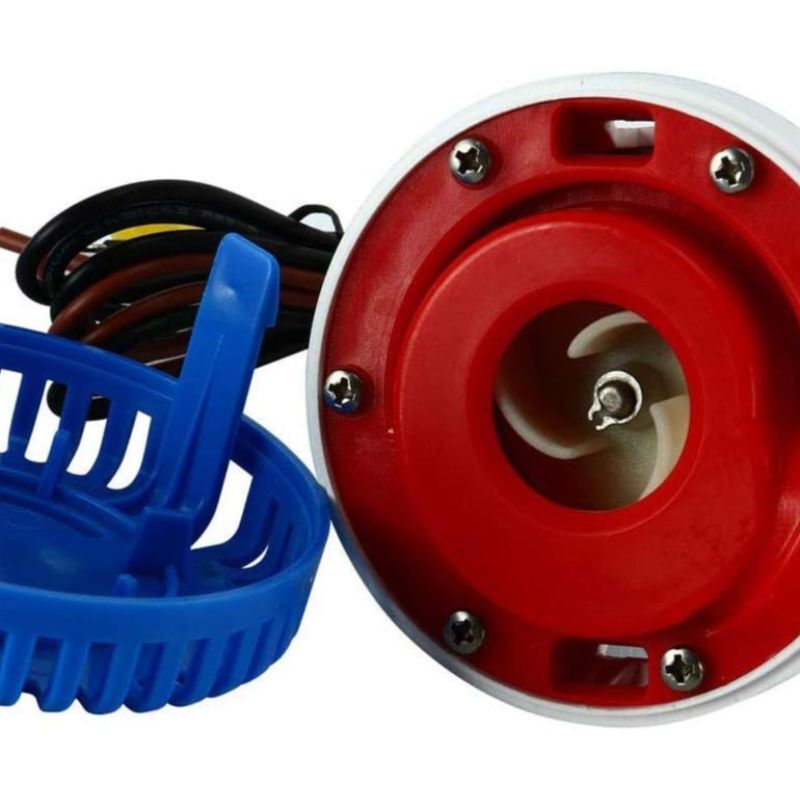 1100GPH 12V Electric Marine Submersible Bilge Sump Water Pump Boat 1-1/8" Hose