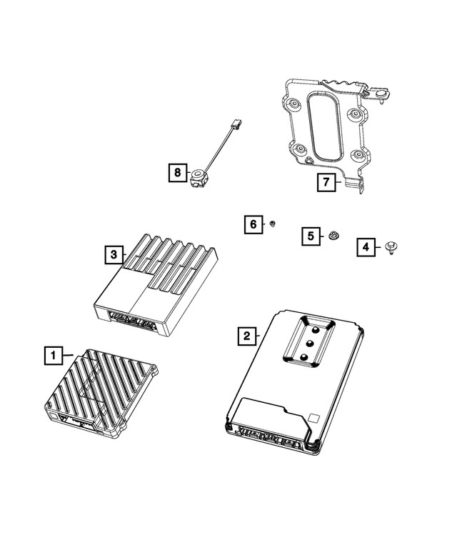 Genuine Mopar Amplifier 68440556AB