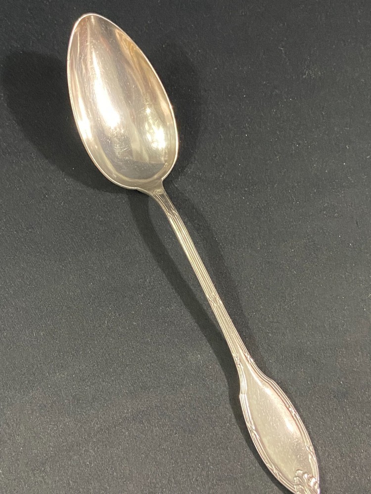 Silver Plated Stew Spoon Style Louis XVI