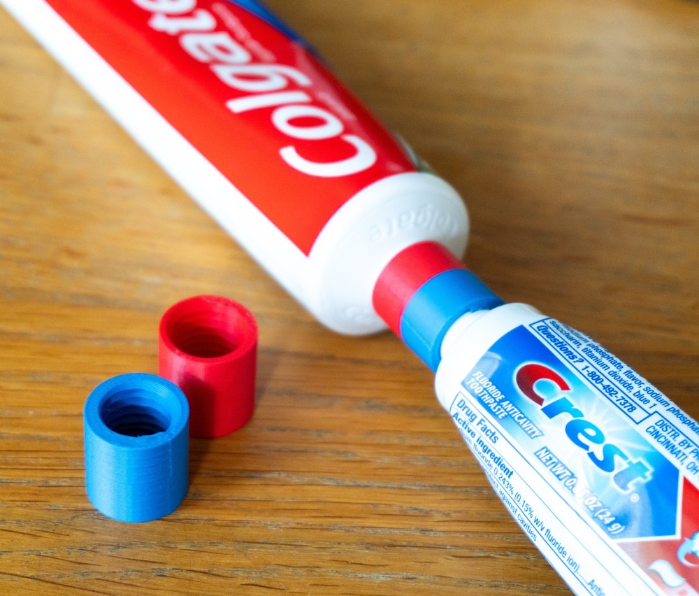 Toothpaste Transfer Tool | Easy Refill Adapter for Toothpaste Tubes |