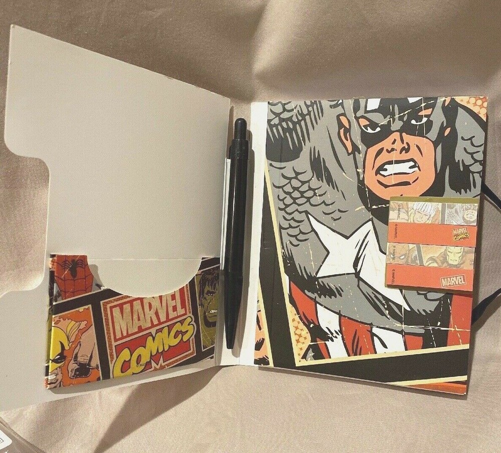 Marvel Comics Memo Pad With Pen NEW