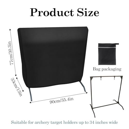 Universal Archery Target Cover - Weatherproof Protective Outdoor Practice Shield