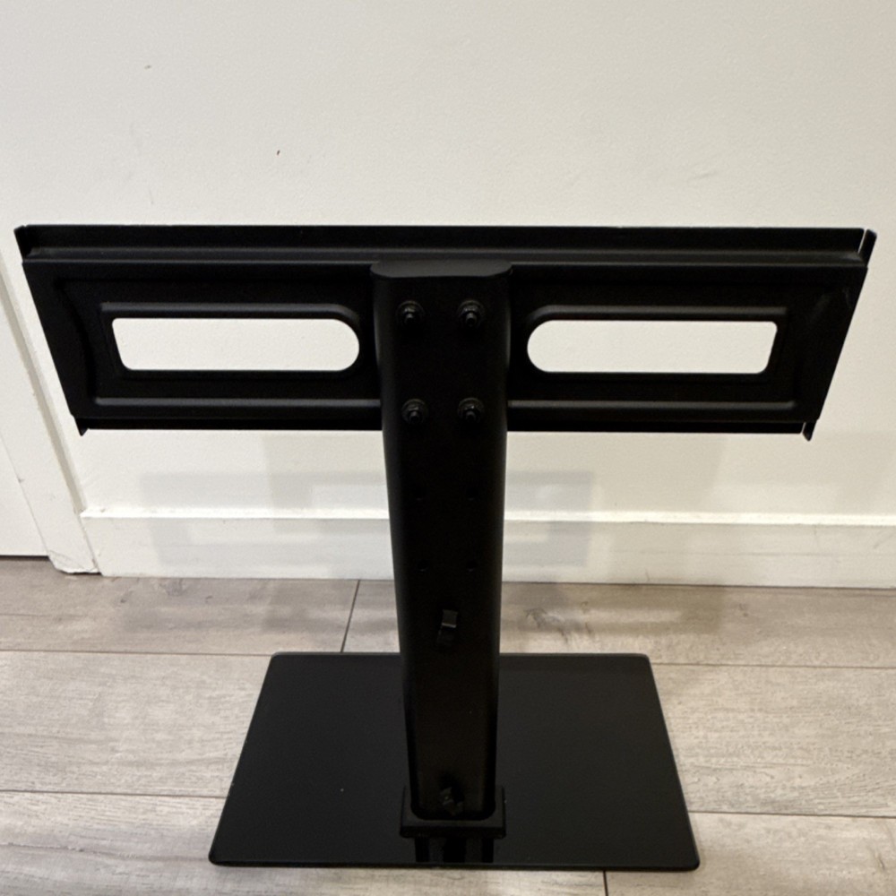 Perlesmith Table Top TV Stand Base Mount Black for Flat Screen Television
