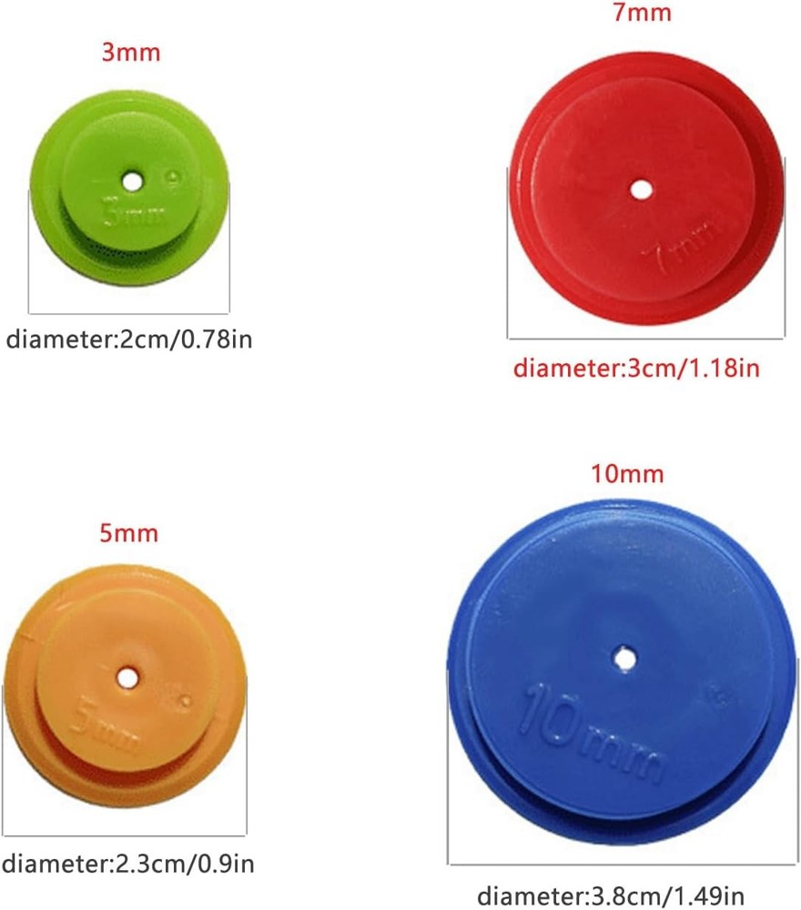 ArrErr 8 Pack Seam Marker Tool 4 Different Sizes Patchwork Tracing Wheel...