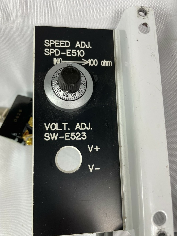 Speed ADJ. SPD - E510      Volt. ADJ.  SW-E523