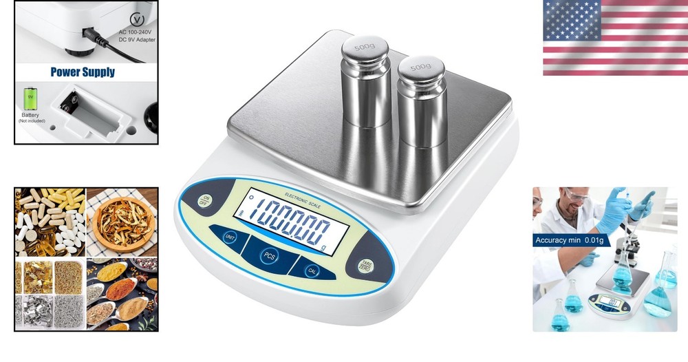 Mini 6000g High Precision Digital Scale with Quick Unit Conversion for All Needs