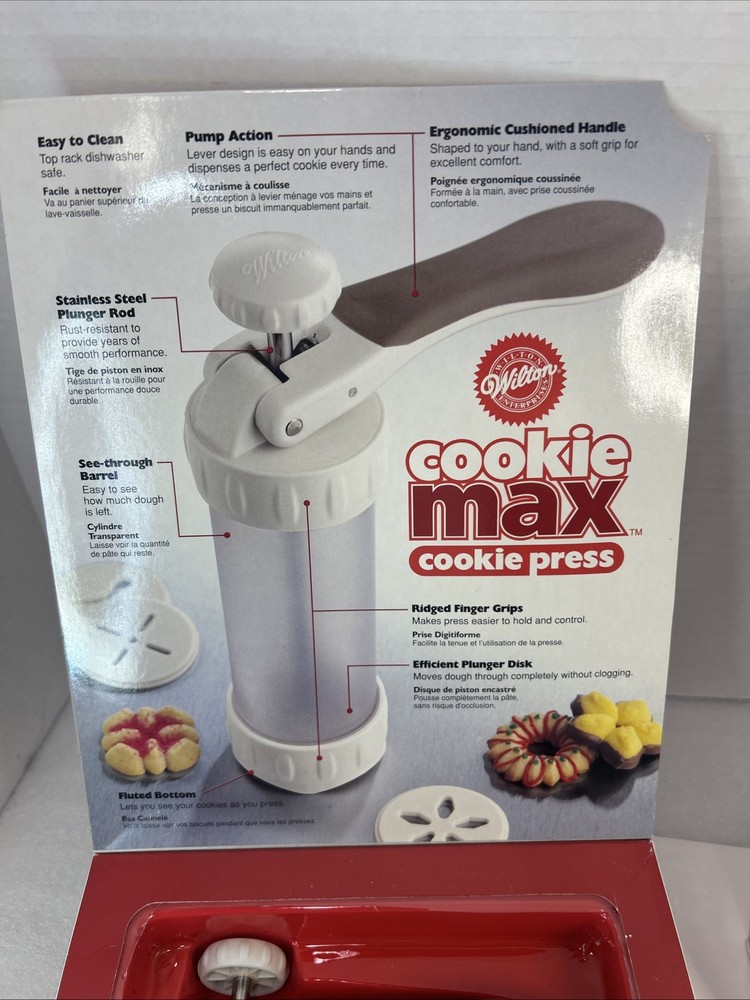 Wilton Cookie Max Cookie Press And Dessert Decorator Plus Read