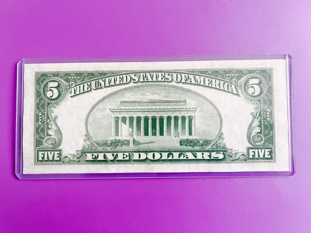 $5 1953 ((A)) UNITED STATES NOTE CHOICE UNC BU NOTE