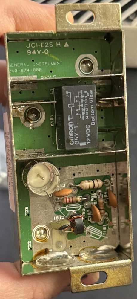 RF Bypass Jerrold GI General Instruments 927-712-000M1 4112 JCI-E2S VK03